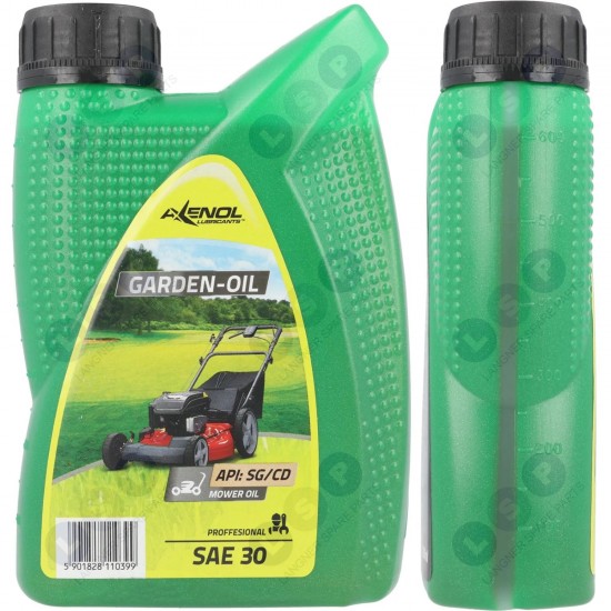 Zāles pļāvēja dzinēja eļļa 4-taktu SAE 30 SAE30 0.6L 600ML AXENOL (5901828110399)