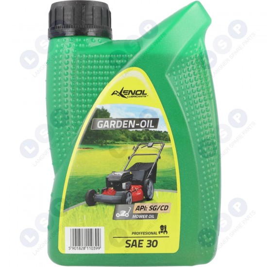 Zāles pļāvēja dzinēja eļļa 4-taktu SAE 30 SAE30 0.6L 600ML AXENOL (5901828110399)