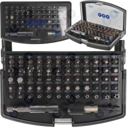 Skrūvgriežu uzgaļu komplekts, 62 daļas, kastītē (5903794737075)