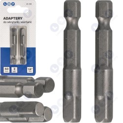 Adapteris skrūvgriezim 1/4 x 1/4 50 mm Cr-V tērauds (5903794737099)