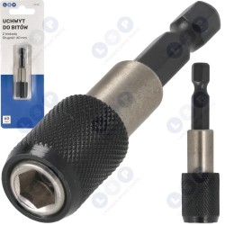 Magnētiskais ātrās atbrīvošanas uzgaļu turētājs 1/4 60 mm (5903794737112)