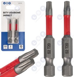 Trieciena uzgalis TORX T20 50 MM LSP IMPACT uzgaļu komplekts, 2 gab. (5903794736948)
