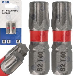 Trieciena uzgalis TORX T40 25 MM LSP IMPACT uzgaļu komplekts, 2 gab. (5903794736955)