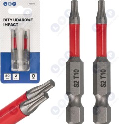 Trieciena uzgalis TORX T10 50 MM LSP IMPACT uzgaļu komplekts, 2 gab. (5903794736986)
