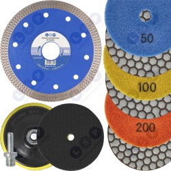 Dimanta diski porcelāna, akmensmasas un keramikas flīžu griešanai un slīpēšanai (5903794738348)