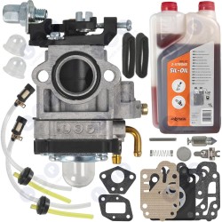 Servisa komplekts ar 15 mm karburatoru 43-52 cm³ krūmgriežiem (5903794738386)