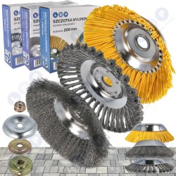 Neilona stiepļu birste izkapts komplektam bruģēšanai + uzgalis ()