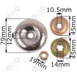 Izkapts stiepļu birste, suku komplekts, mīksta, cieta + uzgalis ()