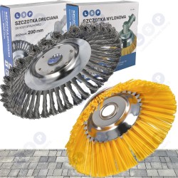 Bruģakmens birstu komplekts - stieple + neilona izkapts ()