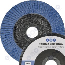 Cirkonija lapiņu disks T27 80 T-LSP125X80PC (5903794738201)