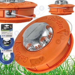 Automātiska galva M10 krūmgriezim + pastiprināta aukla 2,4 mm 2 gab. ()