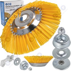 Neilona birste bruģakmeņu tīrīšanai STIHL krūmgriežiem + uzgalis ()