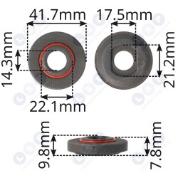 Leņķa slīpmašīnu paliktnis disku stiprināšanai BOSCH M14 disku stiprināšanai (5903794709607)