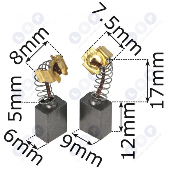 Ogles sukas elektroinstrumentiem 6x9x12 mm universālas (5903794709737)