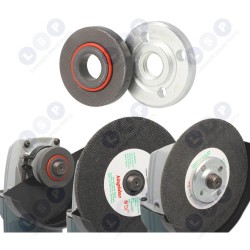 M14 uzgrieznis un paplāksne leņķa slīpmašīnu diska fiksatoram ()