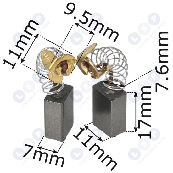 Ogles sukas elektroinstrumentiem 7x11x17mm universālas SKILL (5903794709973)