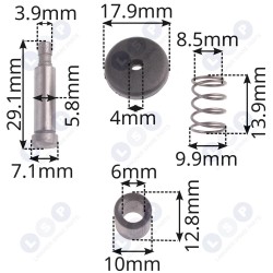 Poga Bosch GWS 20-230, 23-230, 1607000206 (5903794710931)