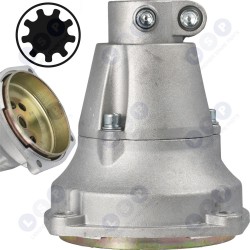 Krūmgrieža sajūga grozs - trumuļa savienotājs 26 mm caurulei, 9 griezēji (5903794711242)