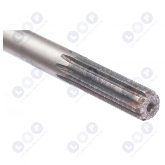 Piedziņas vārpsta benzīna krūmgrieža vārpstai ar 9 griezējiem, 8 mm (5903794711310)