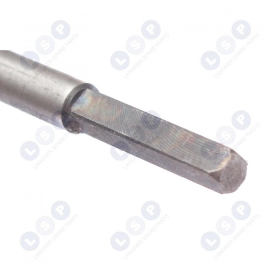 Piedziņas vārpsta benzīna krūmgrieža vārpstai 7 mm, 4 griezēji kvadrātveida (5903794711341)