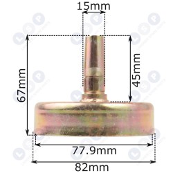 Sajūga grozs benzīna krūmgriezim, kauss, 7 griezēji (5903794711419)