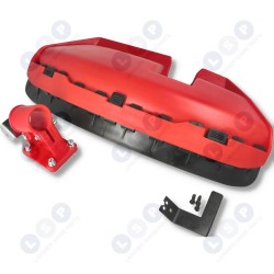 Galvas pārsegs benzīna krūmgriezim 28 mm caurulei, ciets (5903794711471)