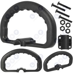 D veida rokturis krūmgriežiem un trimmeriem, plastmasa, 26 mm caurulei (5903794711587)