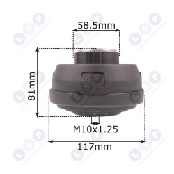 Trimera galva NAC DEMON AUTOMATIC krūmgriezim (5903794711686)