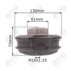 Universāla trimmera galva benzīna krūmgriezim (5903794711709)