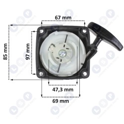 Universālais starteris krūmu griezējam (5903794711907)