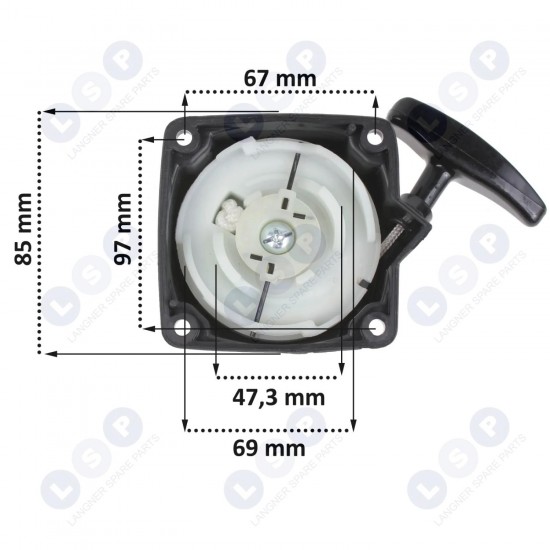 Universālais starteris krūmu griezējam (5903794711907)