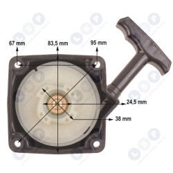 Starteris NAC DEMON TEXAS krūmgriežiem (5903794711945)