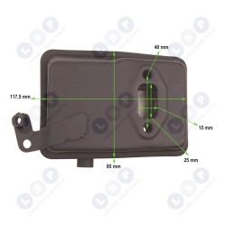 Izplūdes trokšņa slāpētājs DEMON NAC FALON krūmgriezim (5903794711976)