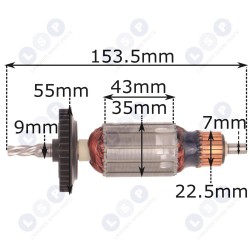 Rotora tips BOSCH GSB 16 RE 2604011913 (5903794704091)